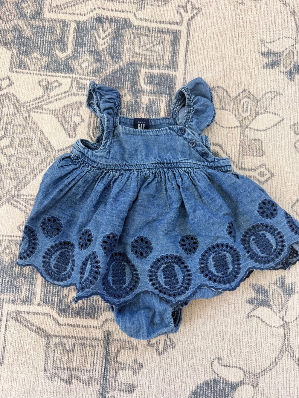 Baby GAP Blue Denim set and Yellow set bundle 6-12M